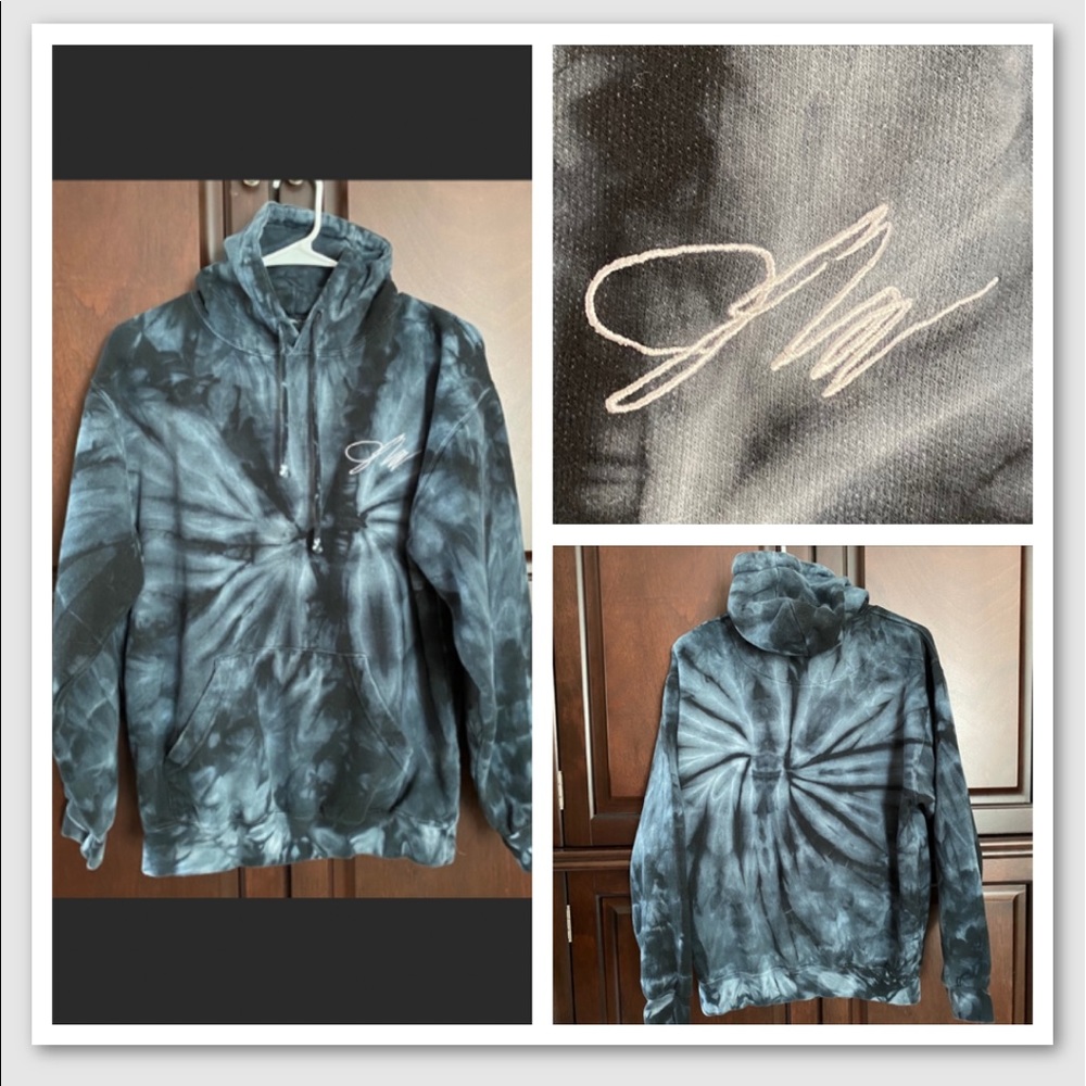 Jake Paul Deep Blue Tie-Dye Sweatshirt Size Small